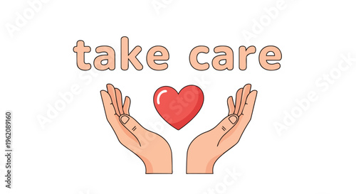 A vibrant illustration of open hands gently cradling a glowing red heart, symbolizing universal compassion, health awareness, and mutual support for