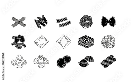 A set of nuts and bolts arranged in a simple organized pattern isolated on a clean background