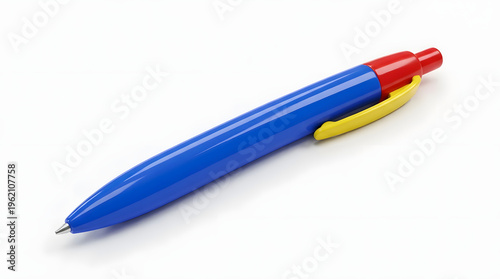 Single pen isolated on a white background for writing and drawing use 2026