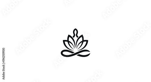 Zen Lotus Flower Meditation Symbol