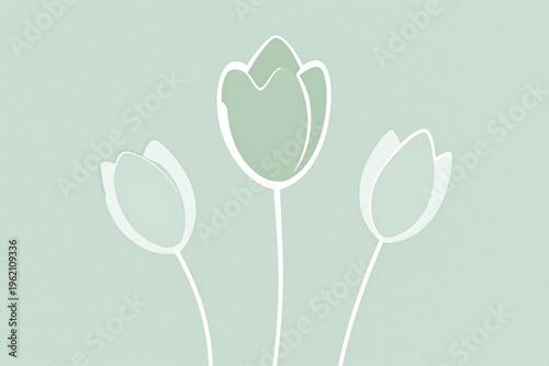 A drawing of a dandelion on a green background