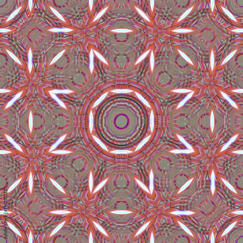 Colorful geometric kaleidoscope, abstract background for design.