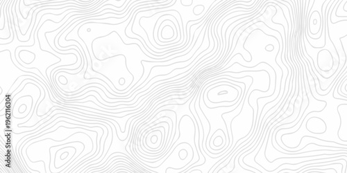 Contour abstract map relief land outline. Topographic map patterns. White wave paper curved reliefs abstract background. Background of the topography map. Abstract pattern with lines.