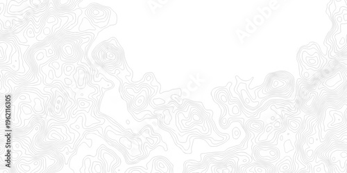 Contour abstract map relief land outline. Topographic map patterns. White wave paper curved reliefs abstract background. Background of the topography map. Abstract pattern with lines.