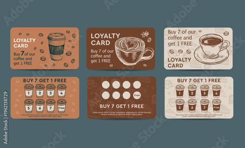 Bonus card hand drawn style, vector.	
