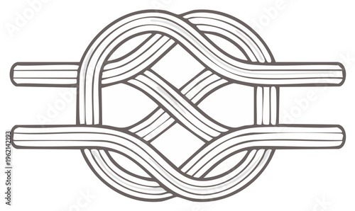 Celtic Knot Decorative Element Detailed Illustration Emblem Ornamental Design