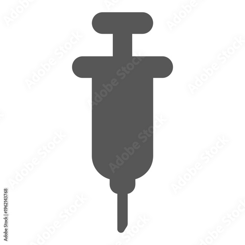 Syringe Icon for Medical and Health Related Topics