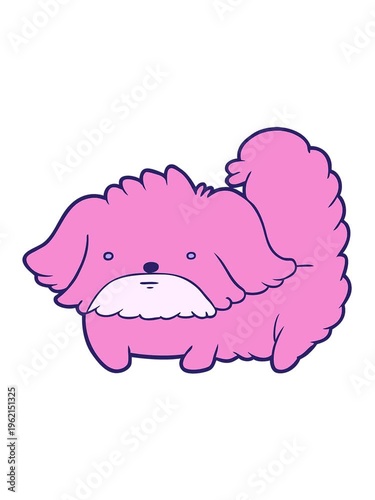 jiggle motion animation of quirk cartoon dog