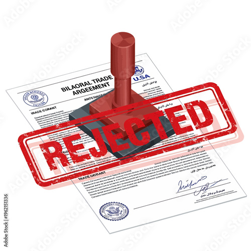 International Trade Agreement Documents with Pen and USA Flag - Business Contract Signing Legal Paperwork Deal Negotiation