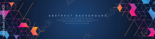 Graphic design element and abstract geometric background.	