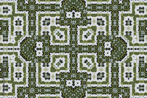 Elegant Symmetrical Pattern for Luxury Fabric Printing