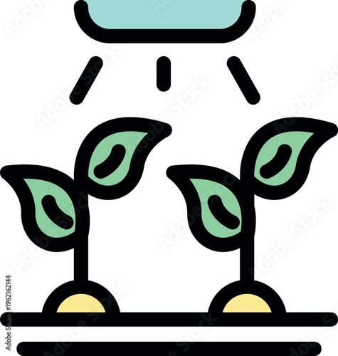 Hydroponics system growing plants in smart farm, using innovative technology for agriculture and farming