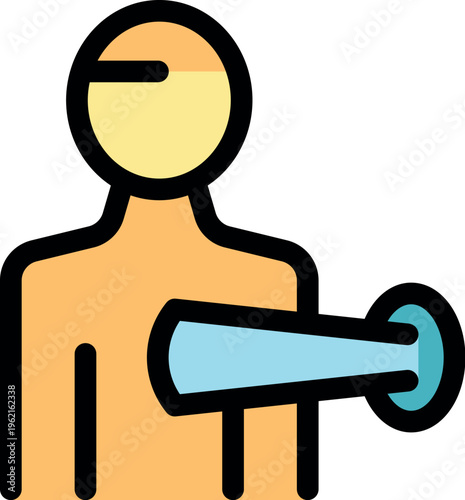 Medical professional performing an ultrasound scan on a patient's chest, using a portable ultrasound device