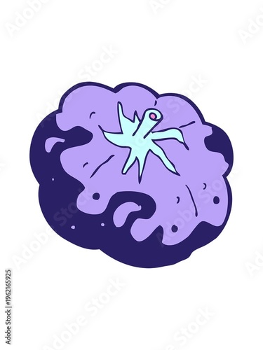 pixelize effect animation of cartoon tomato image