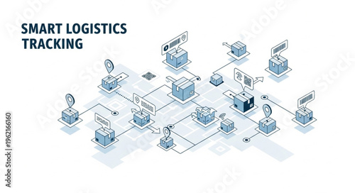 Smart Logistics Tracking Network - Interconnected Systems for Efficient Delivery.