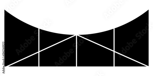 Display for photo collage gallery template layout. moodboard for family, business and people grid collage. black  and white vector illustration. EPS 10