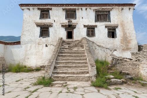 Tibetan Buddhist monastery architecture preserving spiritual heritage