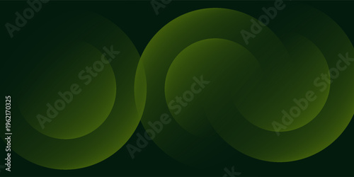 Green background with a combination of clouds and grass shapes. Circle green background with a blank space.