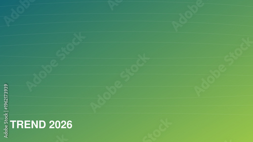 Gradient Green Blue Background Trend 2026