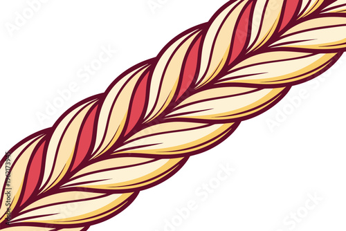 Elegant Hair Braid Hairstyle Design. Beautiful Braided Hair Fashion Style. Traditional Hair Braid Look Concept. Long Hair Braid Styling Arrangement. Classic Braided Hair Beauty Concept. Stylish Hair