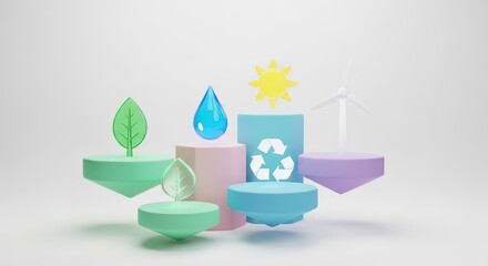 Eco Friendly Sustainable Green Environment Concept.
