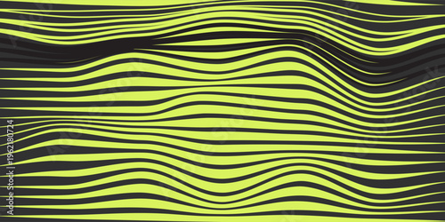 Thin to thick transition stripe pattern. Halftone gradient line bg