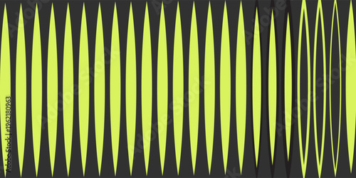 Thin to thick transition stripe pattern. Halftone gradient line bg