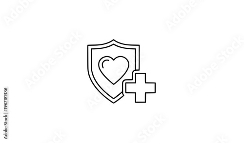 Minimal Sexual Health Outline Icon Medical Vector