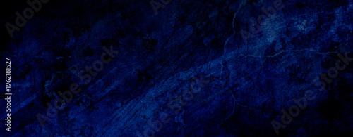 Blue Cracked Stone Texture with Black Shadow – Moody Grunge Background