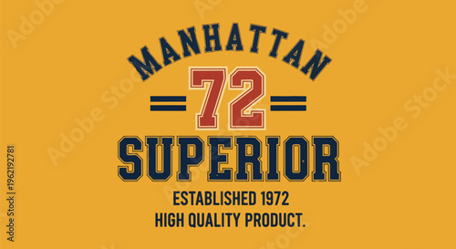 Modern Typography Design with Detailed Style against Yellow Background, Ideal for branding, apparel, and marketing campaigns.