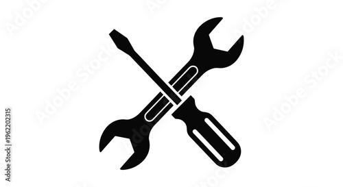 Mechanical Engineer Line art abstract design vector