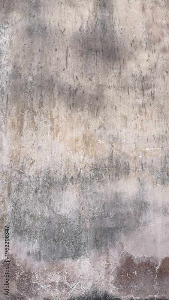 Obraz premium Old weathered concrete wall with a distressed and cracked surface texture