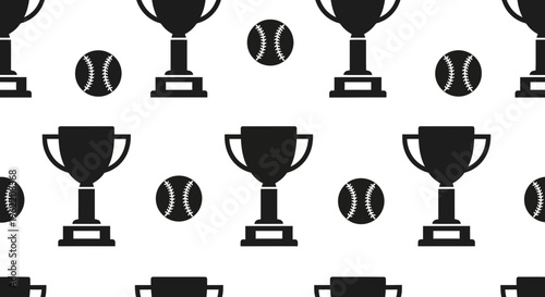 Set of gold, silver, and bronze trophy cups representing awards for winners and achievements in competition