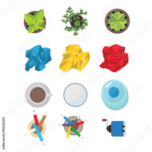 Decoration Office Asset Modern Icon