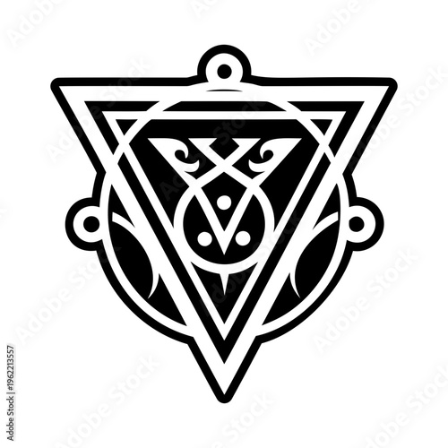 Veil sigil symbol icon in solid style