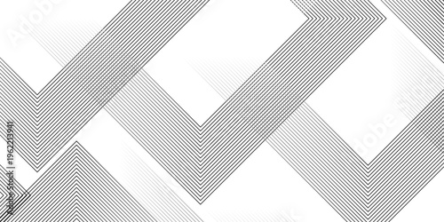 Geometric diagonal oblique vector curve gradient black and white graphic stripe line. Repeated fine diagonal lines Thin slash line stripes diagonal vector elegant background