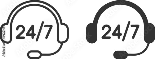 Twenty Four Support Headset Icon