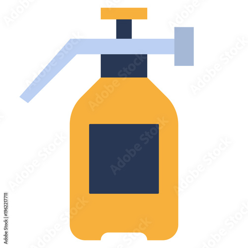 Flat Design icon of a garden sprayer tool