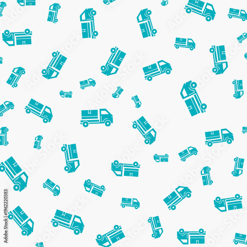 Cargo truck artful useful trendy stylish design vector Illustration gorgeous colorful background