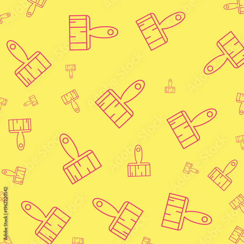 Paint brush artful useful trendy stylish design vector Illustration gorgeous colorful background