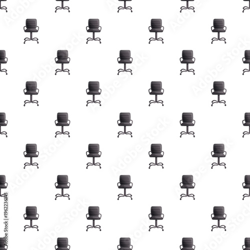 Office chairs pattern forming a seamless background, ideal for business design