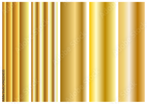 高級感のあるゴールドグラデーションパターン