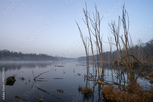 Mystic lake, Bottrop, North Rhine Westphalia, Germany