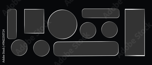 Minimal Geometric Shapes Collection for UI and Graphic Design.