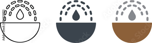 Volleyball sports vector icon set featuring minimalist ball designs for athletic competition team games beach recreation and physical fitness training.