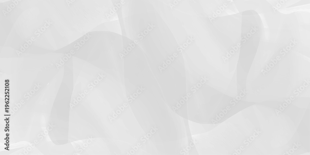 Obraz premium A luxury white silk and satin fabric background features a soft flowing wave texture with smooth light curves for a wedding textile backdrop or fashion wallpaper design