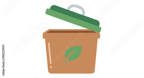 Zero waste recycling Line art abstract modern graphic vector