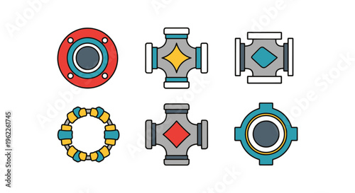 Penstock Joint Line art vector minimal abstract creative