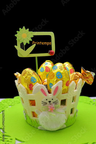 Quelques œufs dans le panier du printemps