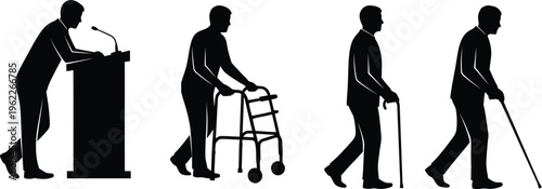 Progression of a person's mobility and independence